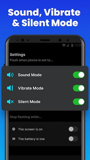 Screenshot of Flash Alert - Call & SMS