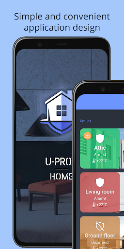 Android application U-Prox Home screenshort