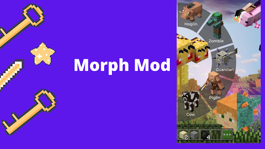 Morph Mod for Minecraft Skin.