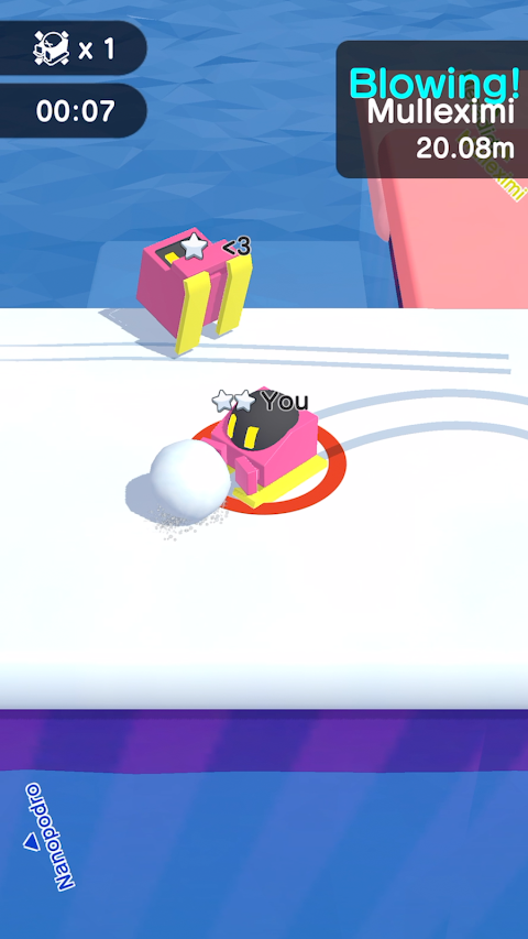 スノーボール.io - 雪玉の爽快なバトルゲームのおすすめ画像1