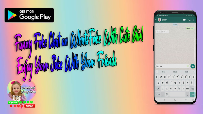 Funny WhatsFake With Nastya Like Video - Latest version for Android -  Download APK