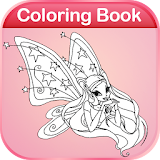 Coloring Book for Winx-Party icon
