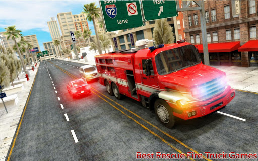 Real Robot Firefighter Truck Emergency Rescue 911