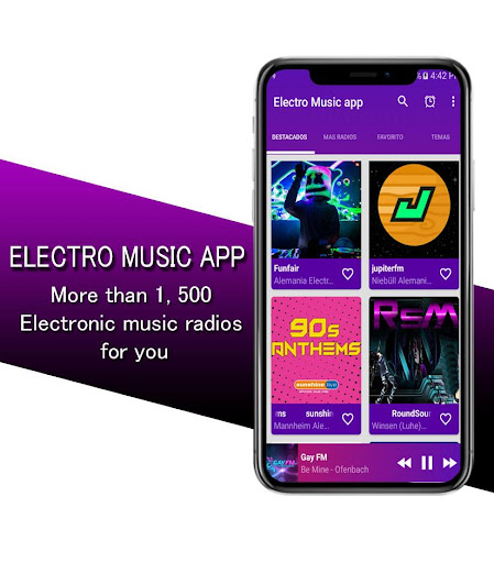 Android application Electro Dance Music Radio screenshort