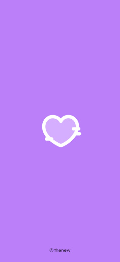 Android application Purple03 톡 테마 screenshort