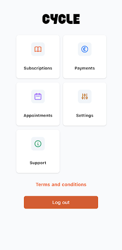 CYCLE Subscription Screen 2