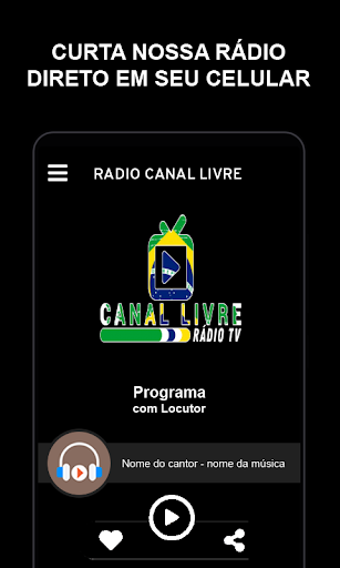 Android application RADIO CANAL LIVRE screenshort