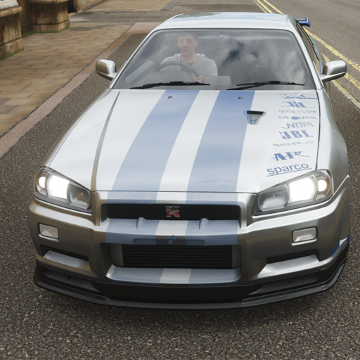 City Simulator Nissan Skyline logo