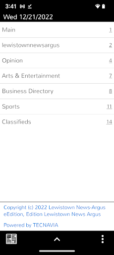Lewistown News Argus Screen 3