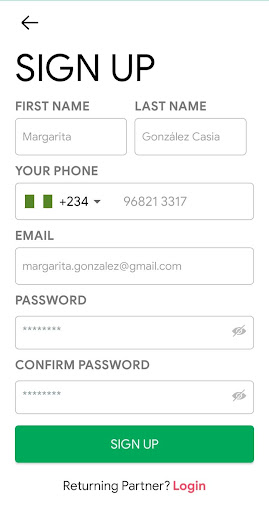 Android application Tagzi: Drive and Earn screenshort