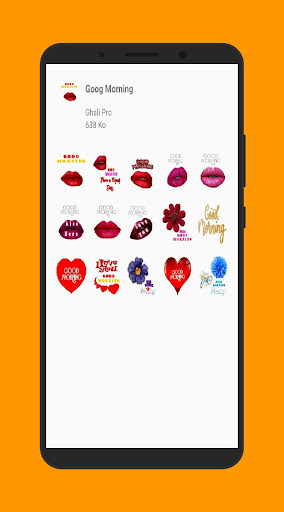 Good Morning Stickers 2022