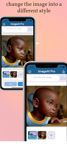 Screenshot of ImageAI - AI Art Generator