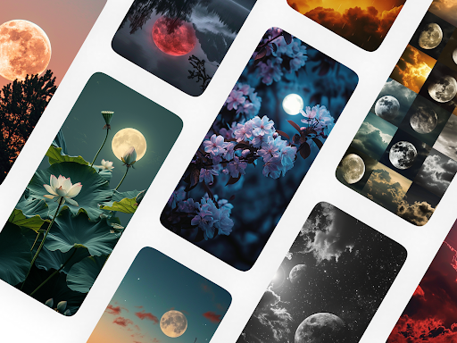 Android application Moon Wallpaper screenshort