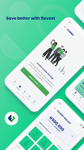 Android application Flovest: Pay,Save&Bank screenshort