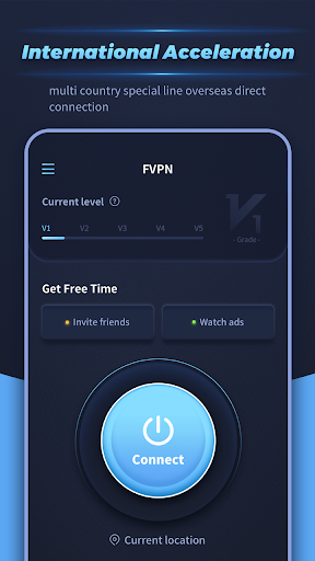 Android application FVPN-Secure and private VPN screenshort