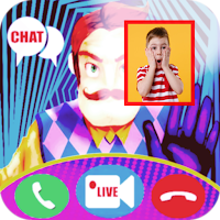 Hi Mr neighbor Call Video & Audio & chat Simulator