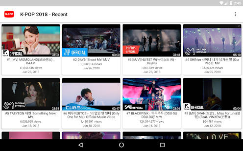 K-POP Tube - Popular & Recent 1.0.39 Screenshots 8