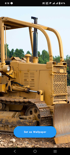Android application Bulldozer Wallpaper screenshort