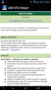 USB OTG Helper [root] Screenshot