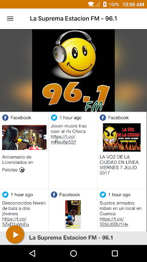 Android application La Suprema Estacion FM - 96.1 screenshort