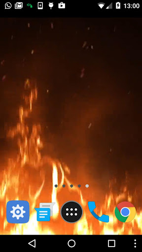 fire burning wallpaper Screen 2
