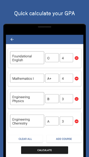 CGPA Calci Screen 2