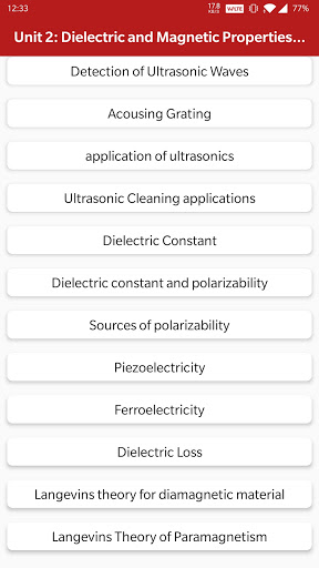 Engineering Physics - II Screen 3