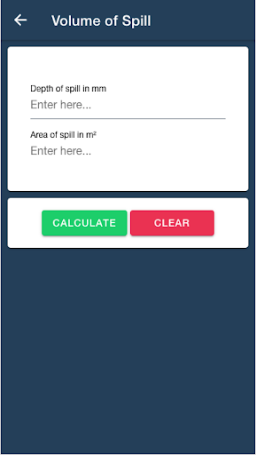 WCSS Spill App Screen 3