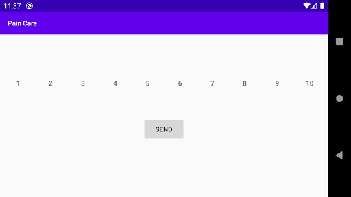 Android application PainCare screenshort