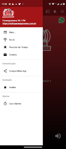 Android application Rádio Paranapanema 99,1 FM screenshort