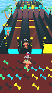 Muscle Up Race Game