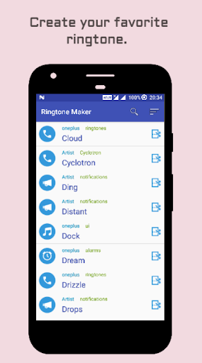 Android application MP3 Cutter and Ringtone Maker screenshort