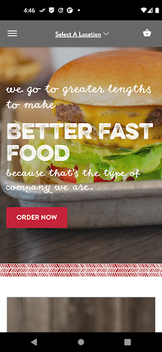 Android application Good Times All-Natural Burgers screenshort