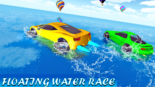 Android application Water Car Stunt 3d screenshort