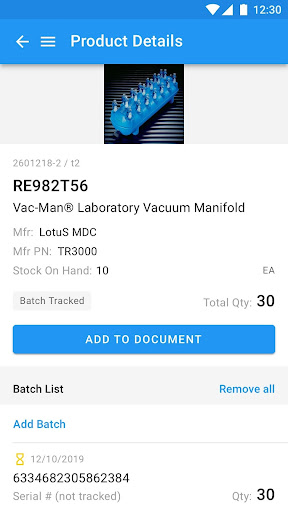 GHX Procure Inventory Manager Screen 3