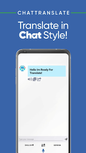 Android application ChatTranslate screenshort