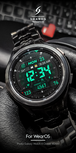 SH018 Watch Face, WearOS watch Screen 3