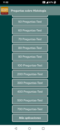Preguntas sobre Histología Screen 2