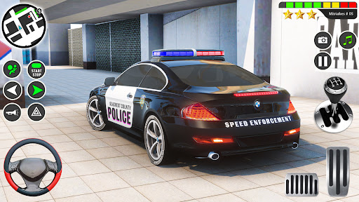 Android application Super Police Car Parking 3D screenshort