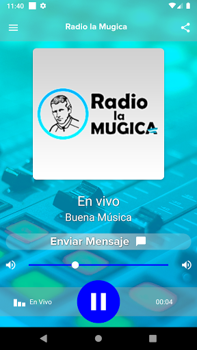 Android application Radio la Mugica screenshort