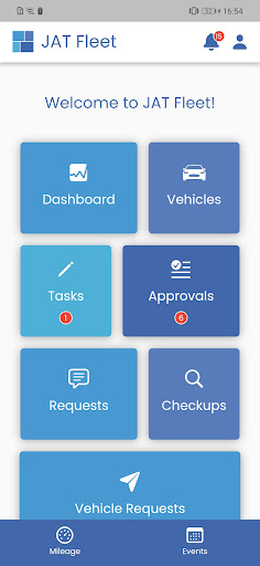 Android application JAT Fleet screenshort