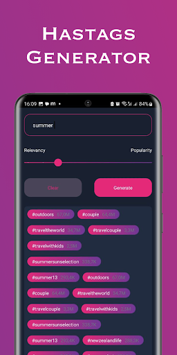 Hashtag AI helper Screen 3