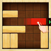 Unblock Puzzle Game - Slide Red Wood Free Offline