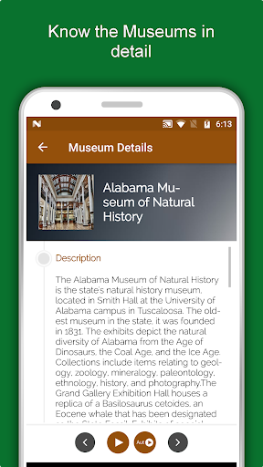 Screenshot of Palaeontology Dictionary App