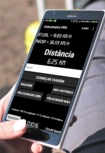 Visualização do aplicativo