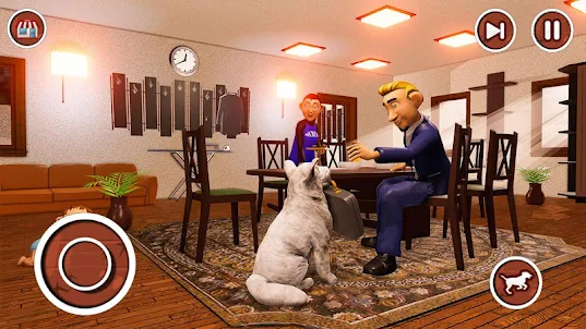 cão Cidade meu animal simulador 3d