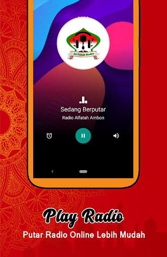 Android application Radio Alfatah Ambon screenshort
