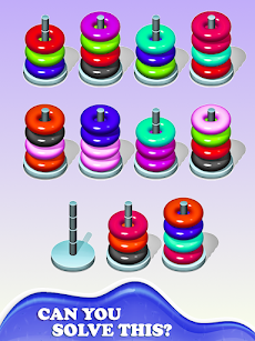 Color Hoop Sort Stack Puzzleのおすすめ画像5