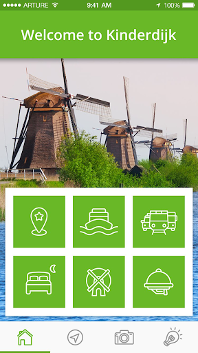 Android application Kinderdijk - World Heritage to screenshort