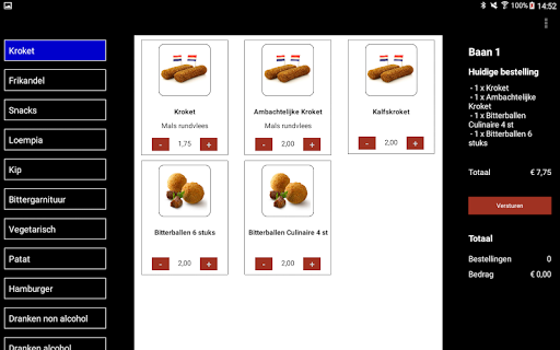 Android application Diner App Admin screenshort